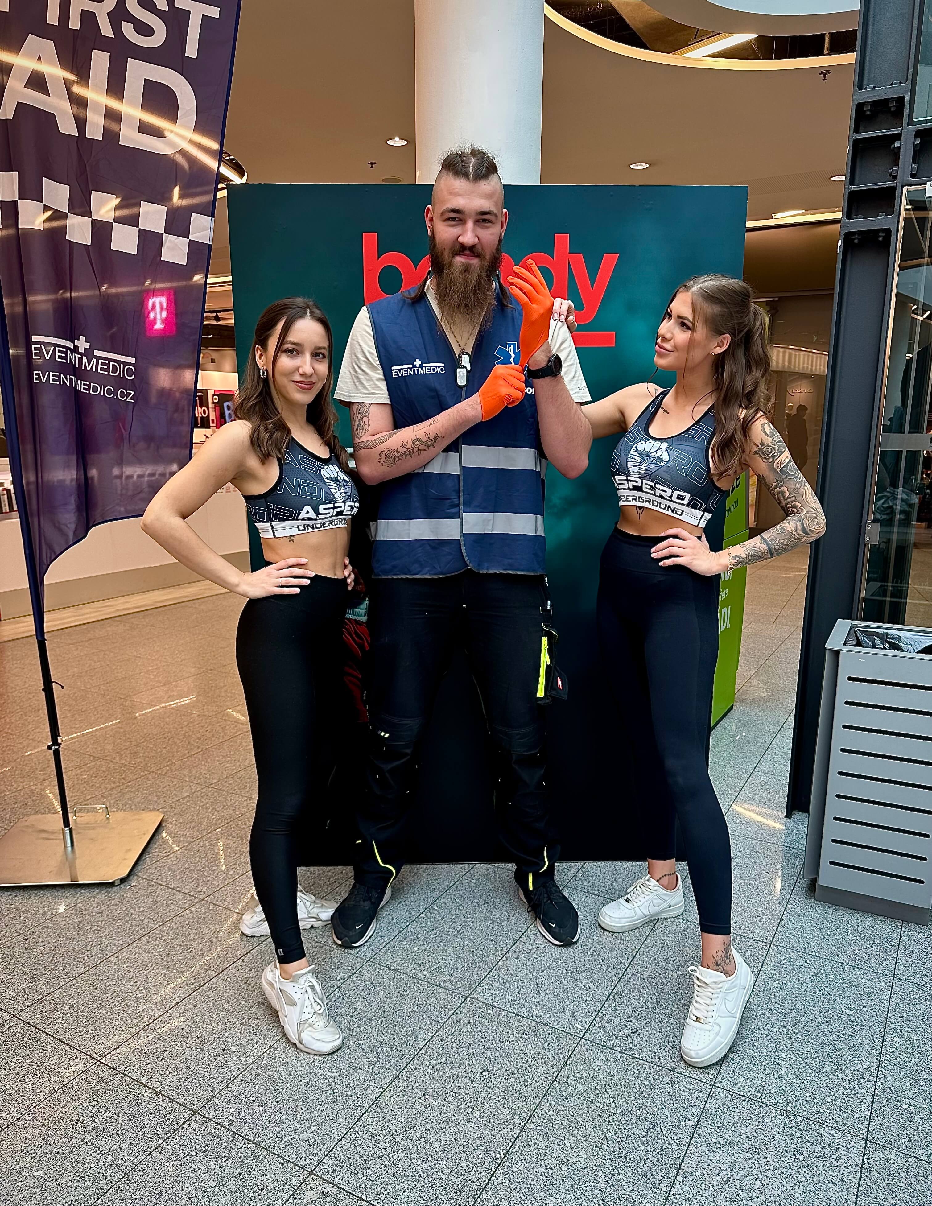 Zdravotní dozor sportovní událost - Boxing klub Proseč - Aspero Underground - OC Bondy Mladá Boleslav, Bondy Centrum